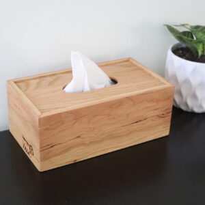 Tissue Box Cover- Red Oak