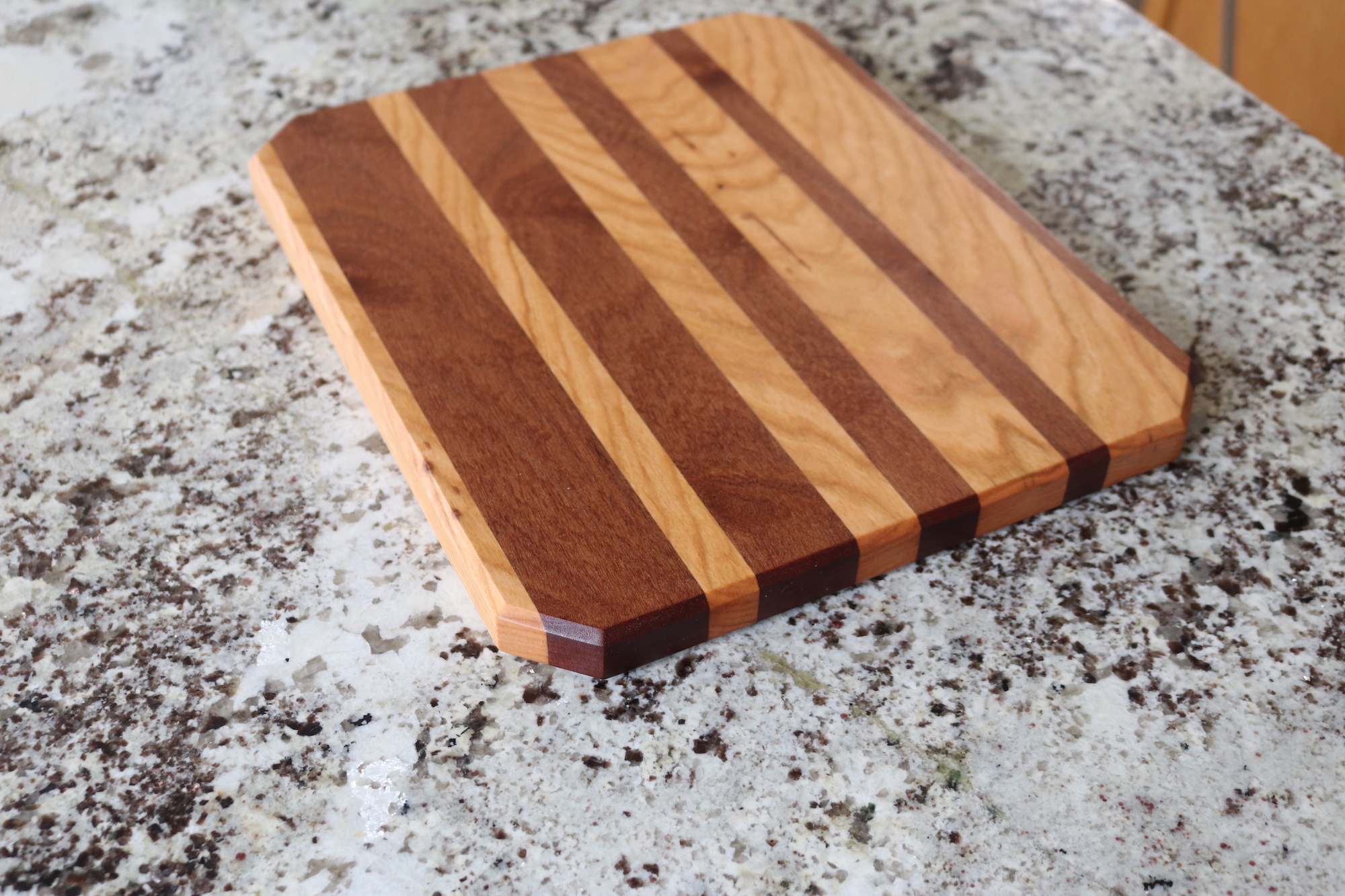 Cutting Board Cherry And Sapele From Food To Wood 