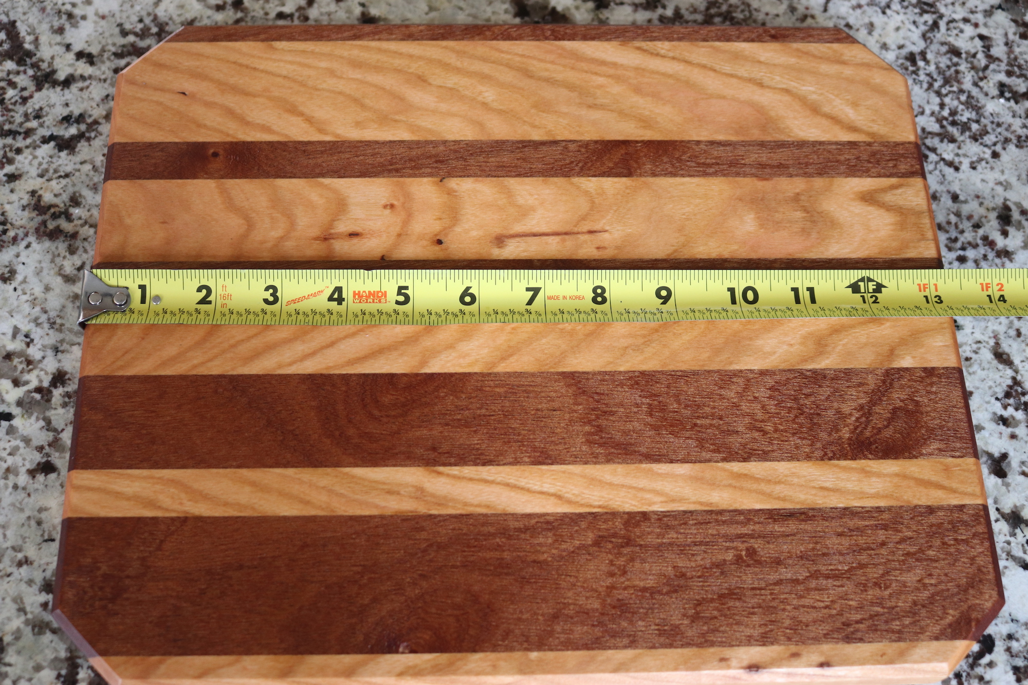 Cutting Board Cherry And Sapele From Food To Wood 