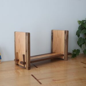 Tabletop Bookshelf- Walnut & Cherry