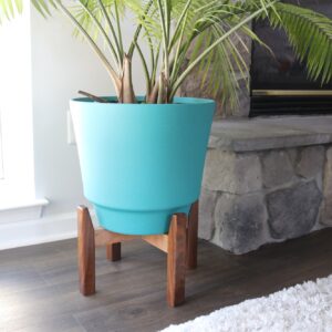 Wooden Plant Stand- Walnut & Cherry