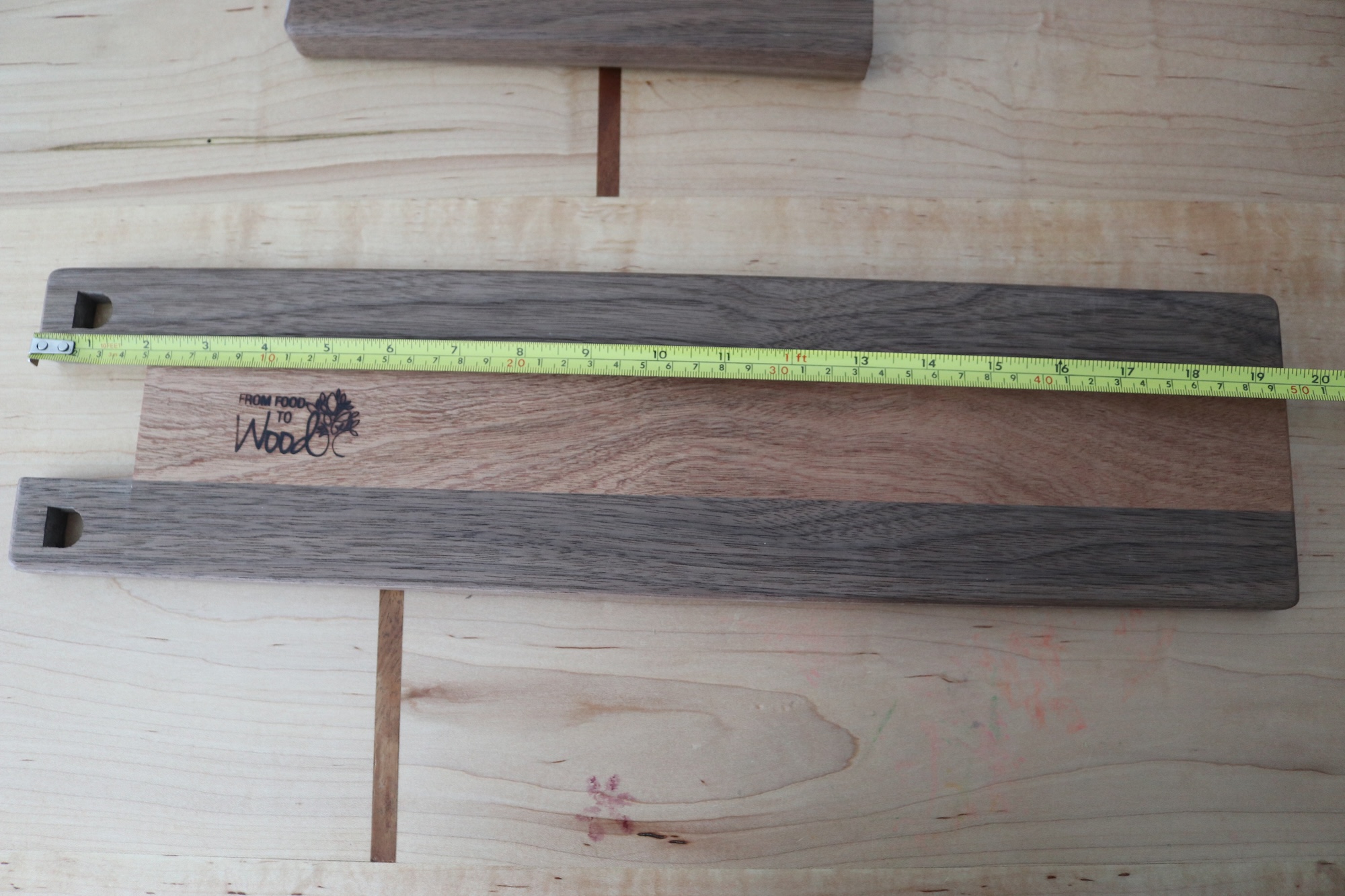 Adjustable Tabletop Bookshelf- Walnut & Sapele - Image 10
