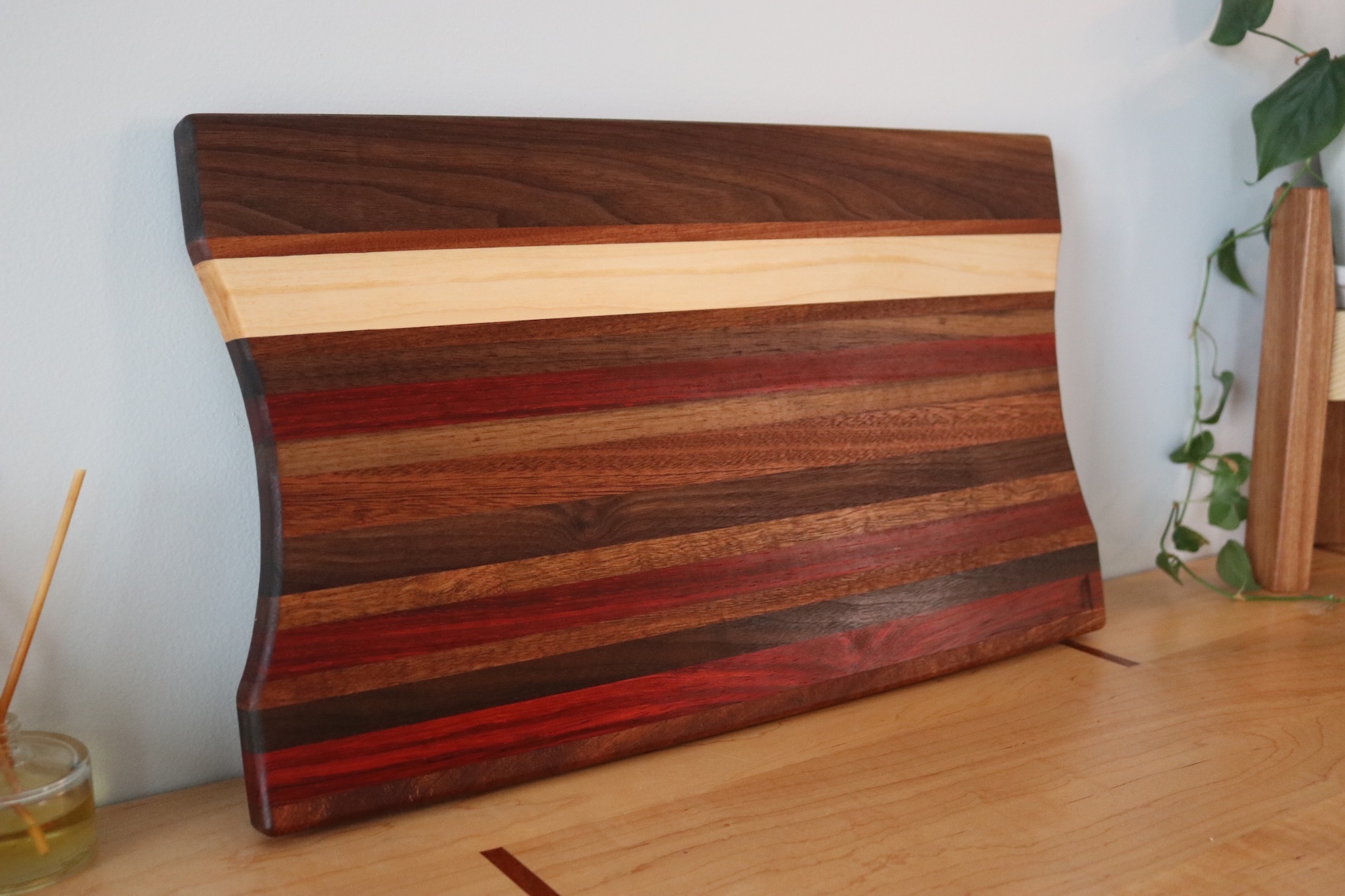 Cutting Board with Easy-Grip Scooped Ends - Image 2