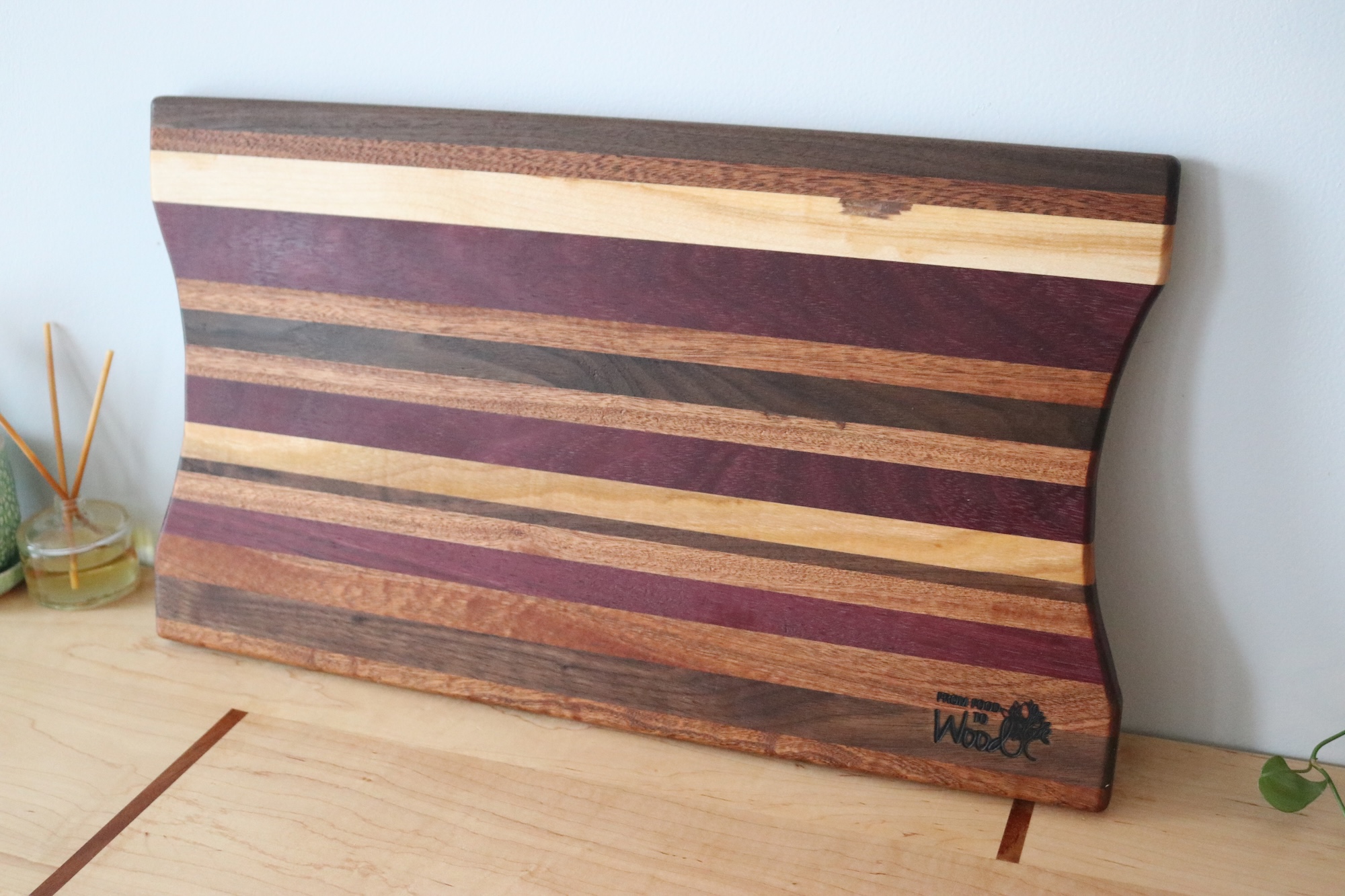 Cutting Board with Easy-Grip Scooped Ends - Image 6