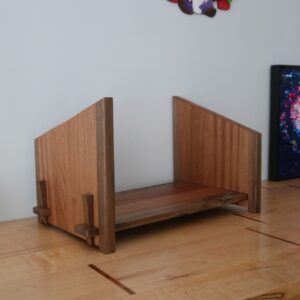 Deep Adjustable Tabletop Bookshelf | Handmade Bookshelf for Cookbooks, Children's Books & Textooks