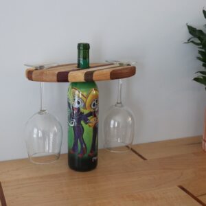 Wine Glass Holder for 2