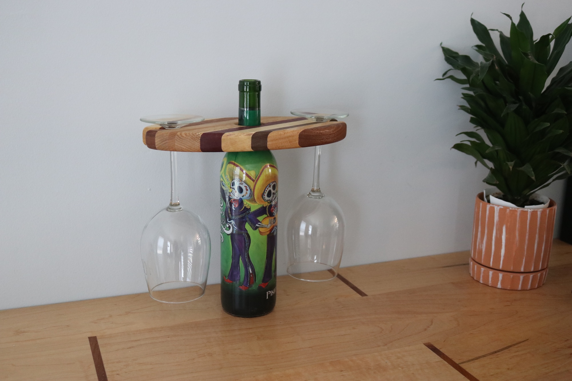 Wine Glass Holder for 2