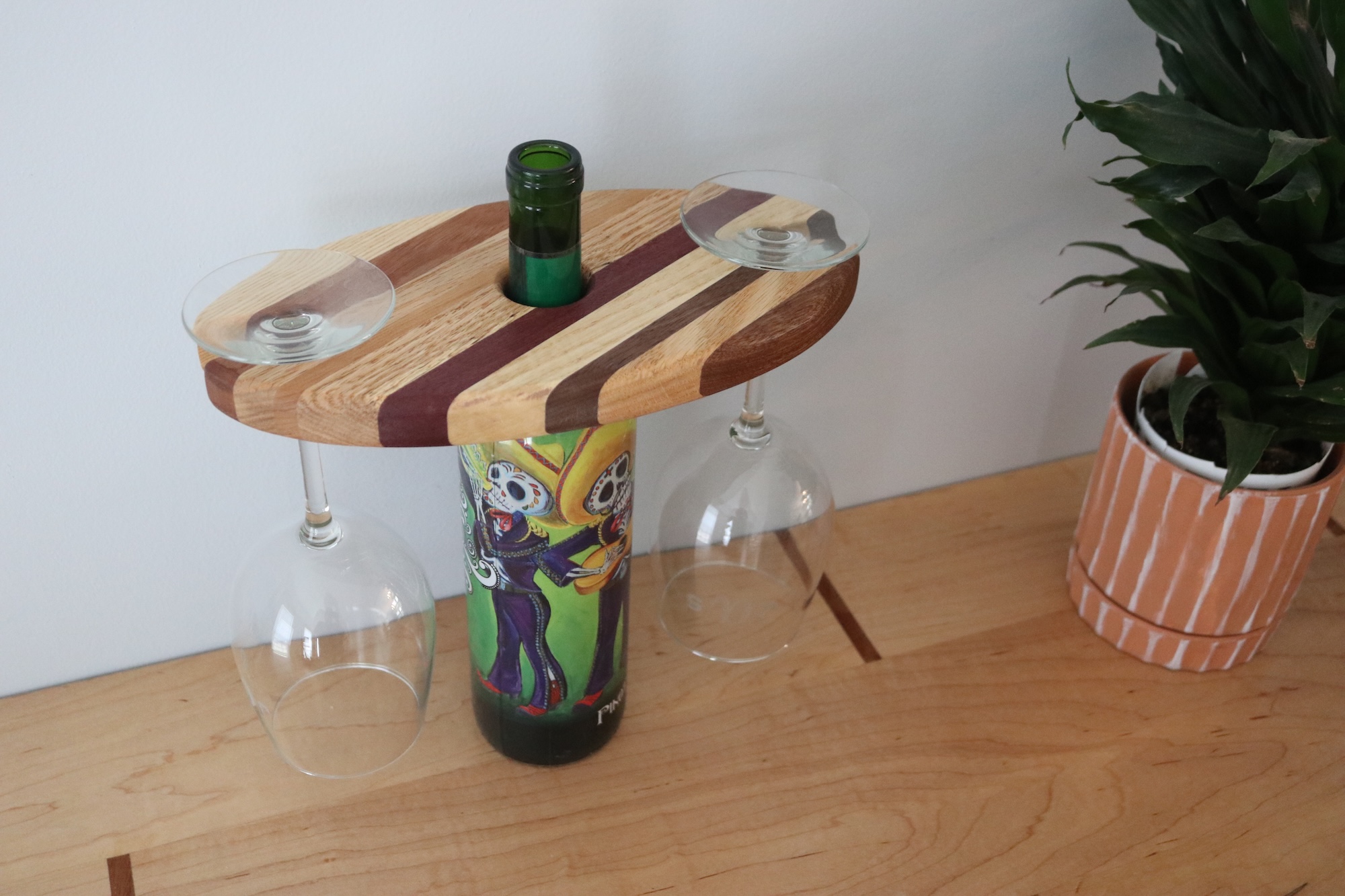 Wine Glass Holder for 2 - Image 3