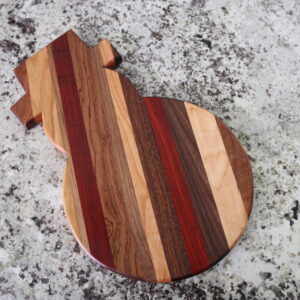 Snowman-Shaped Cutting Board